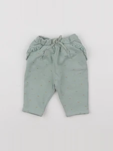 Vertbaudet - pantalon vert - 3 mois