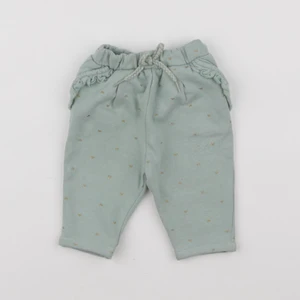 Vertbaudet - pantalon vert - 3 mois