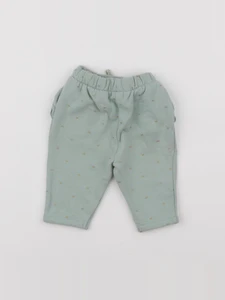 Vertbaudet - pantalon vert - 3 mois