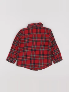 H&M - chemise rouge - 18/24 mois