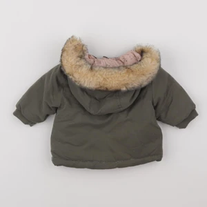 Vertbaudet - manteau vert, rose - 3 mois