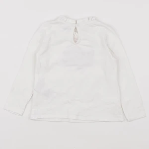 Vertbaudet - tee-shirt blanc - 2 ans