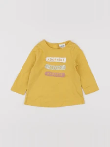 Tape à l'oeil - tee-shirt jaune - 9 mois