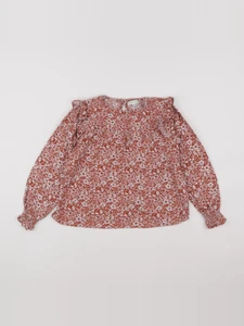 Vertbaudet - blouse rouge - 8 ans