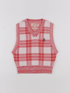 The animals observatory - Pull Sans Manche Bat Rouge - 4 ans