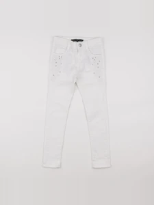 IKKS - jean blanc - 6 ans