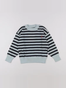 The animals observatory - Pull Stripes Bull Bleu - 4 ans