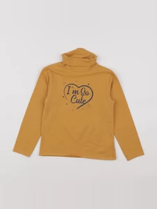 Vertbaudet - sous-pull jaune - 6 ans