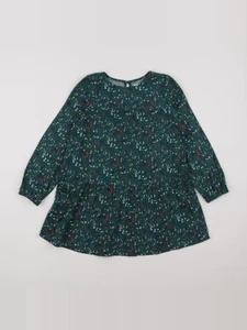 Vertbaudet - robe vert - 7 ans