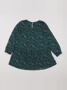 Vertbaudet - robe vert - 7 ans