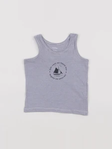 Boutchou - maillot de corps bleu - 9 mois