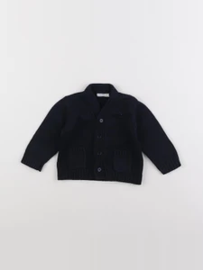 Boutchou - gilet bleu - 6 mois