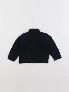 Boutchou - gilet bleu - 6 mois