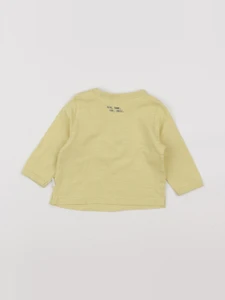 Tape à l'oeil - tee-shirt jaune - 6 mois