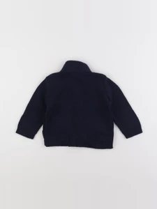 Boutchou - gilet bleu - 9 mois