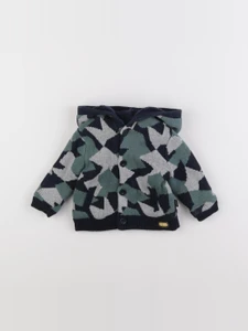 Noppies - veste doublé bleu, vert - 3 mois