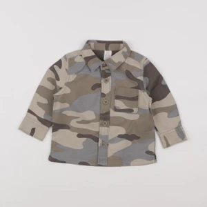 GAP - chemise beige, gris - 12/18 mois
