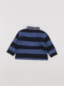 Boutchou - polo bleu - 6 mois
