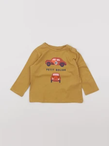 Boutchou - tee-shirt marron - 12 mois