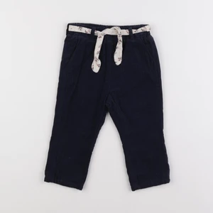 Vertbaudet - pantalon bleu - 12 mois