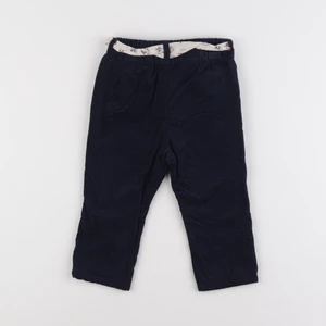 Vertbaudet - pantalon bleu - 12 mois