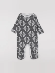 Moumout' - pyjama coton gris - 12 mois