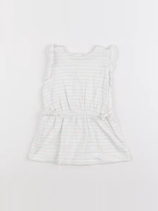 Tape à l'oeil - robe blanc - 9 mois