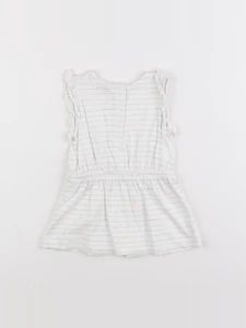 Tape à l'oeil - robe blanc - 9 mois