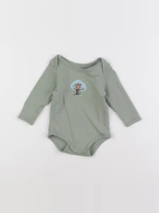 Vertbaudet - blouse blanc, noir - 6 ans