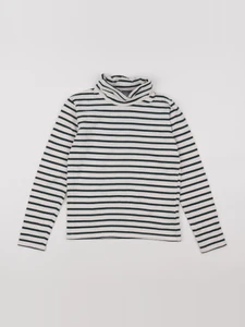 Vertbaudet - sous-pull blanc - 8 ans