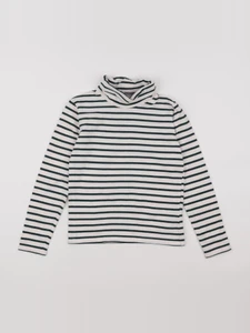 Vertbaudet - sous-pull blanc - 8 ans
