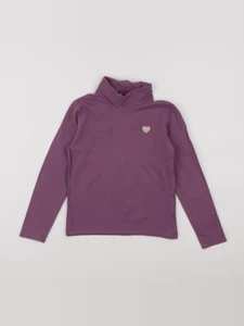 Vertbaudet - sous-pull violet - 8 ans