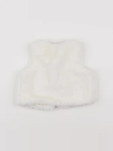 Boutchou - gilet blanc - 6 mois