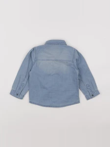 Vertbaudet - chemise bleu - 24 mois