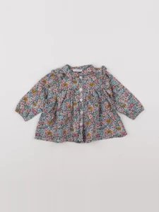 Boutchou - blouse multicolore - 6 mois