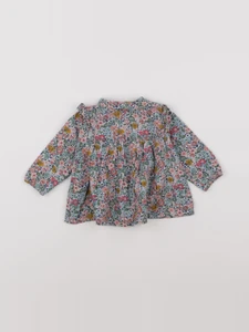 Boutchou - blouse multicolore - 6 mois