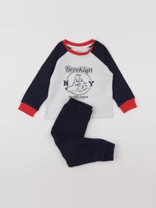 Vertbaudet - pyjama coton bleu - 2 ans