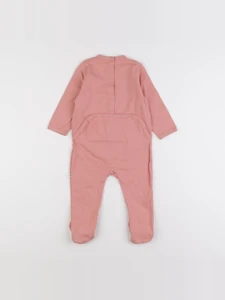 Vertbaudet - pyjama coton rose - 12 mois