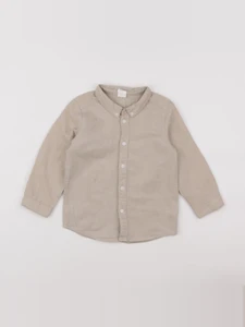 H&M - chemise beige - 18/24 mois