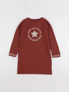 Vertbaudet - robe marron - 6 ans