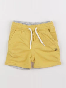 IKKS - short réversible jaune, gris - 12 mois