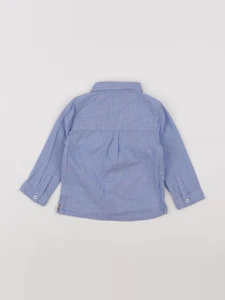 Vertbaudet - chemise bleu - 24 mois