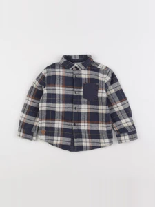 Vertbaudet - chemise bleu - 2 ans