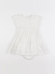 Boutchou - robe blanc - 12 mois