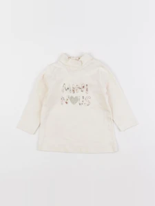 Tape à l'oeil - sous-pull beige, or - 6 mois