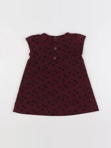 Boutchou - robe rouge - 12 mois