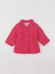 Jacadi - manteau rose - 12 mois