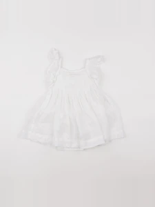 GAP - robe blanc - 12/18 mois