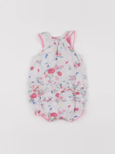 Petit Bateau - combinaison multicolore - 6 mois