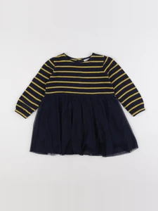 Boutchou - robe bleu, jaune - 18 mois